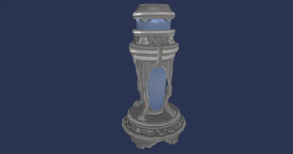 3D-Ansicht von Riviera-Vase