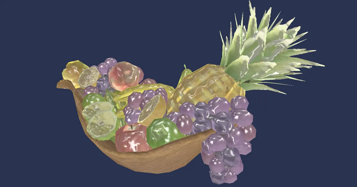 Assorted Fruit - 3D render