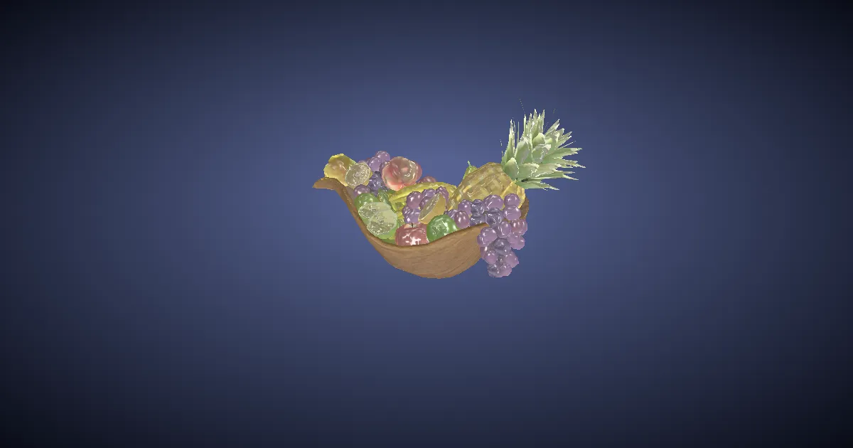 Assorted Fruit - 3D render