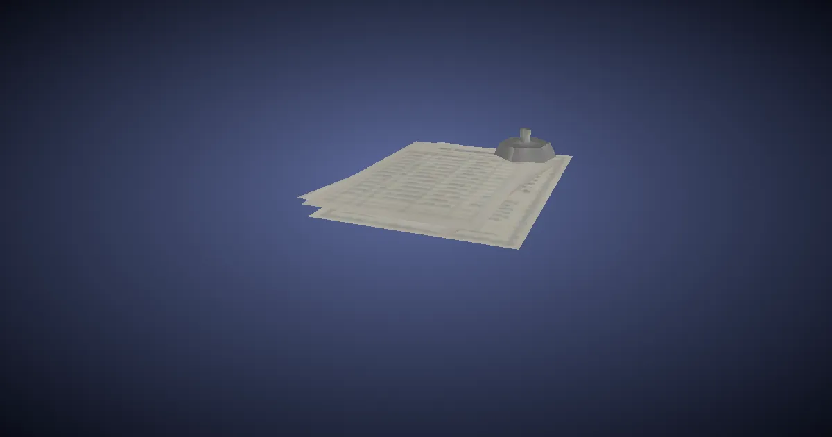 3D-Ansicht von Hochgeheime Dokumente