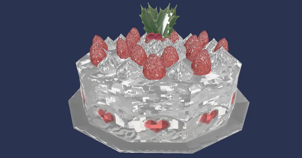Starlight Cake - 3D render