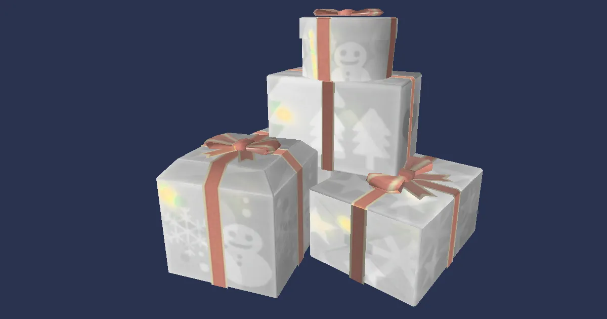 Empty Sparkleboxes - 3D render