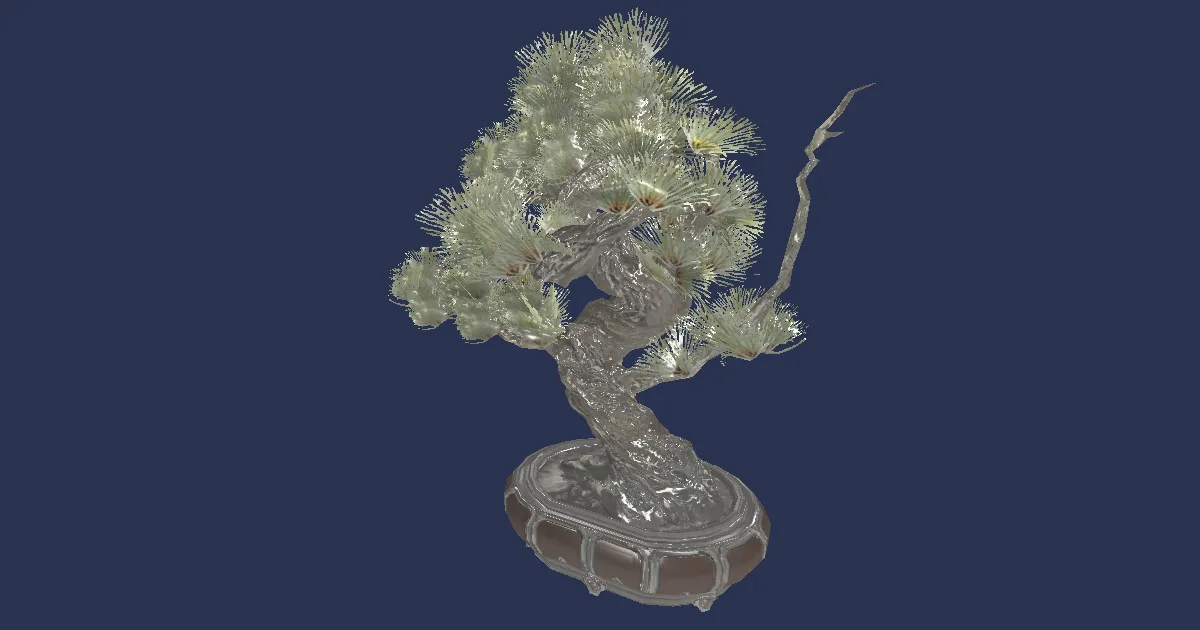 Pine Bonsai - 3D render