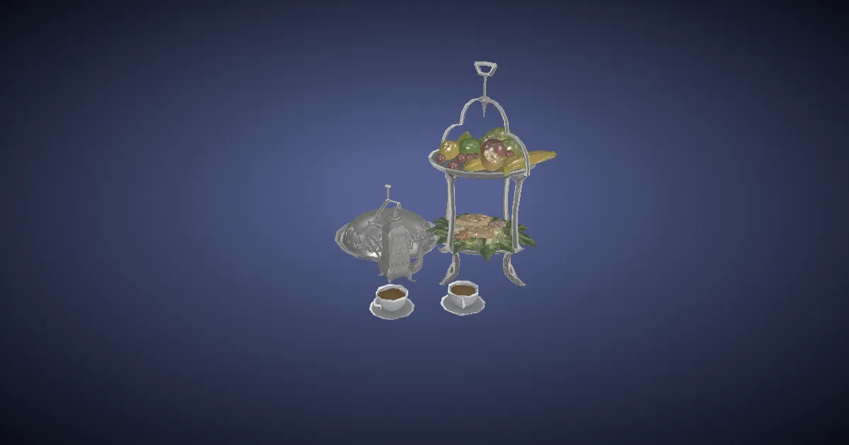 Rendu 3D de Goûter ishgardais