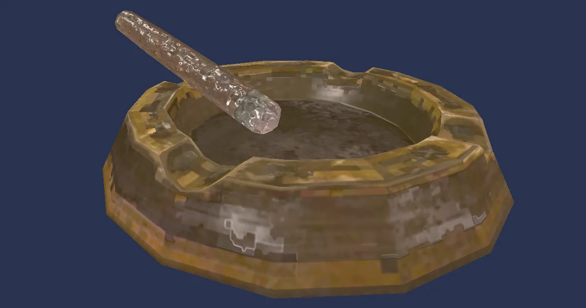 Ashtray - 3D render