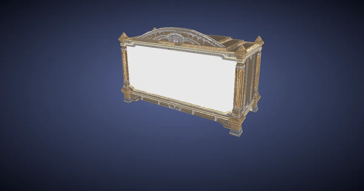 Tier 4 Aquarium - 3D render
