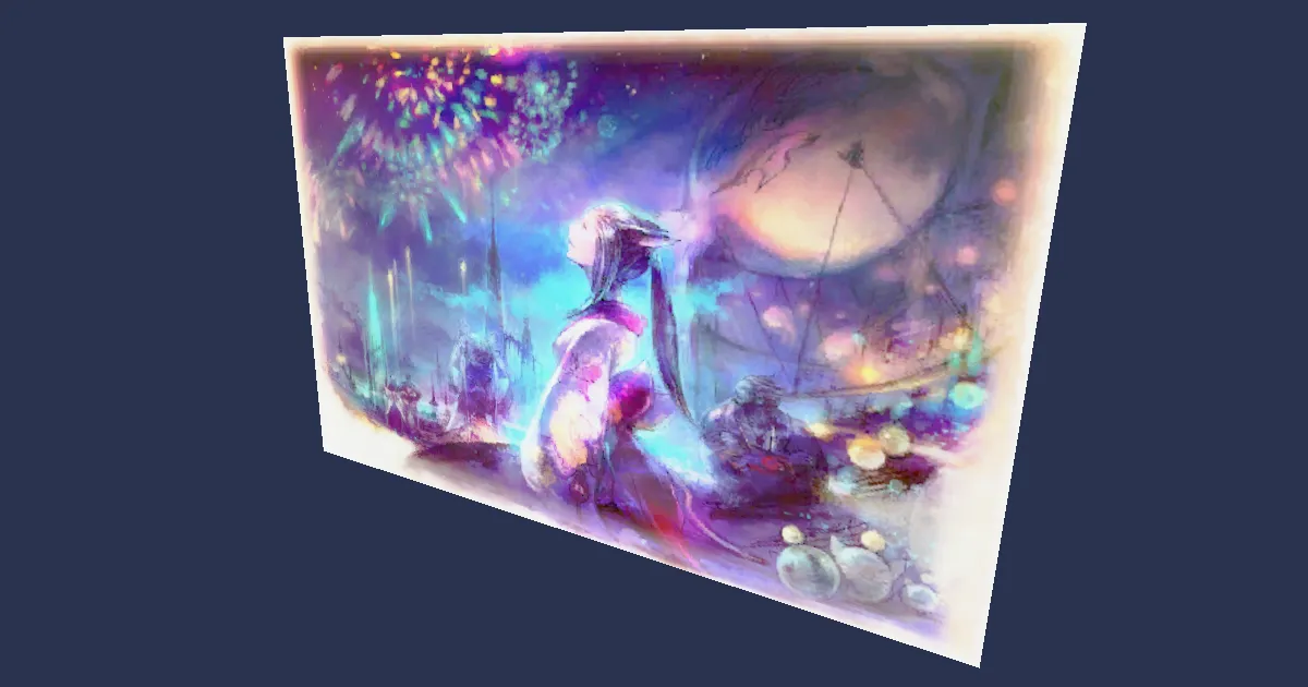 Authentic Moonfire Faire MMXIV Advertisement - 3D render