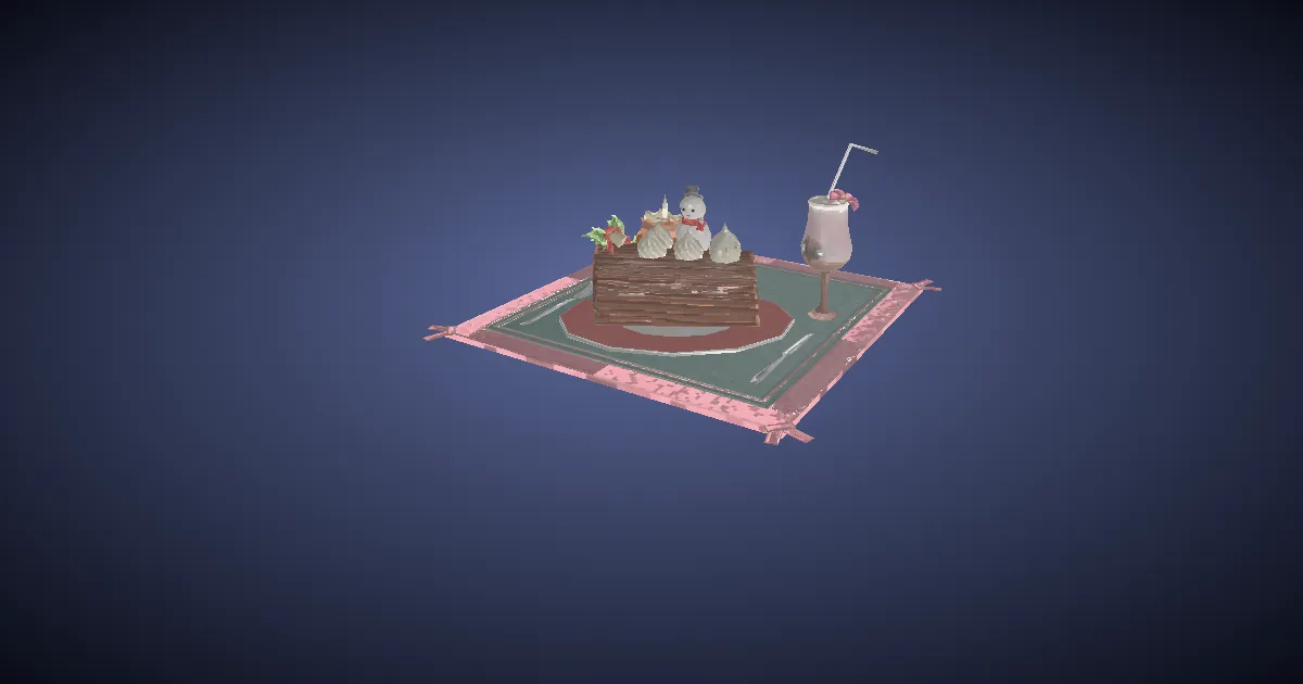 3D-Ansicht von Exklusives Sternenlichtkuchen-Set