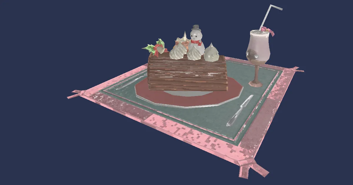 Starlight Log Set - 3D render