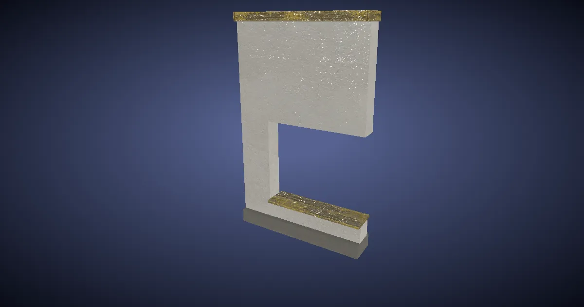 3D-Ansicht von Offener Raumteiler