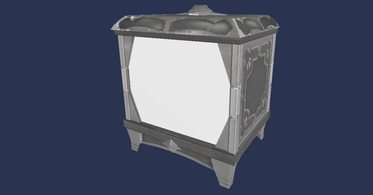 Tier 1 Metal Aquarium - 3D render