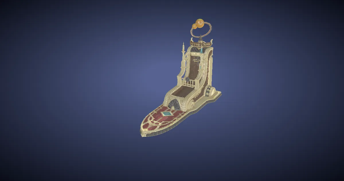 Rendu 3D de Lance-bombo