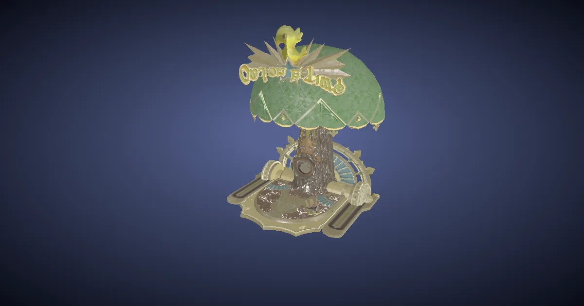 Out on a Limb Machine - 3D render