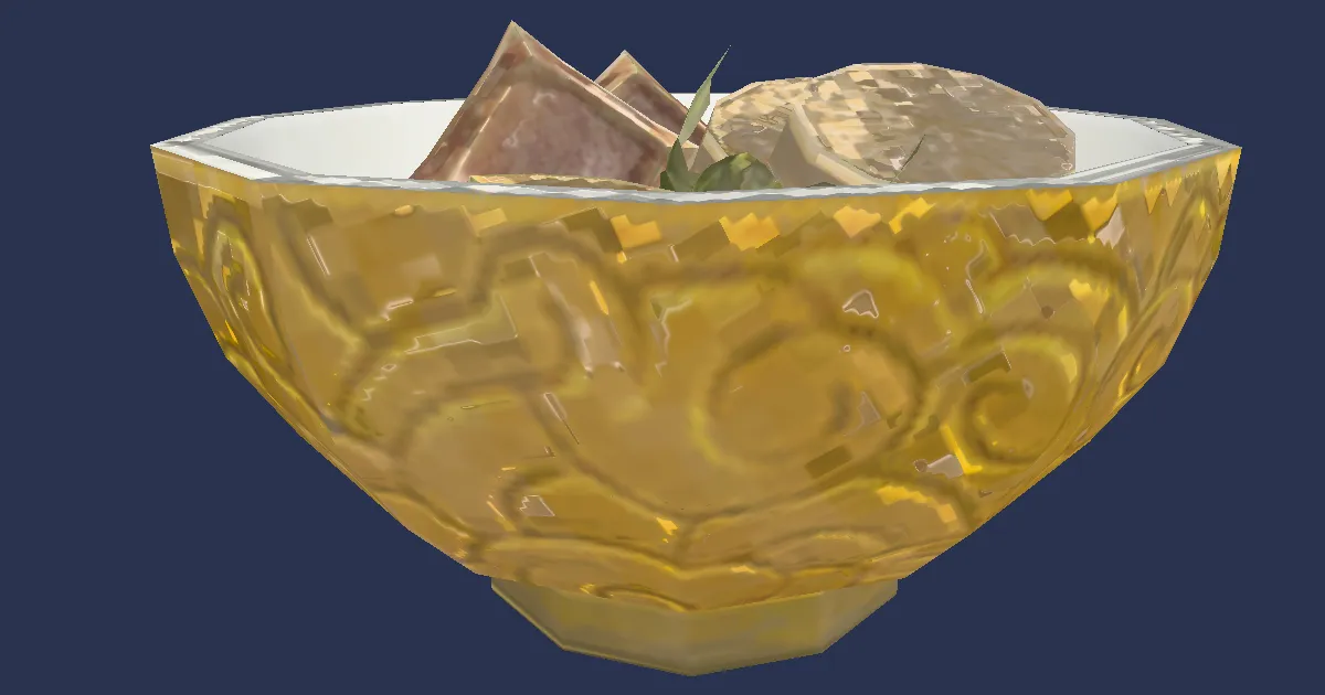 Rendu 3D de Bol d'assortiment d'oden