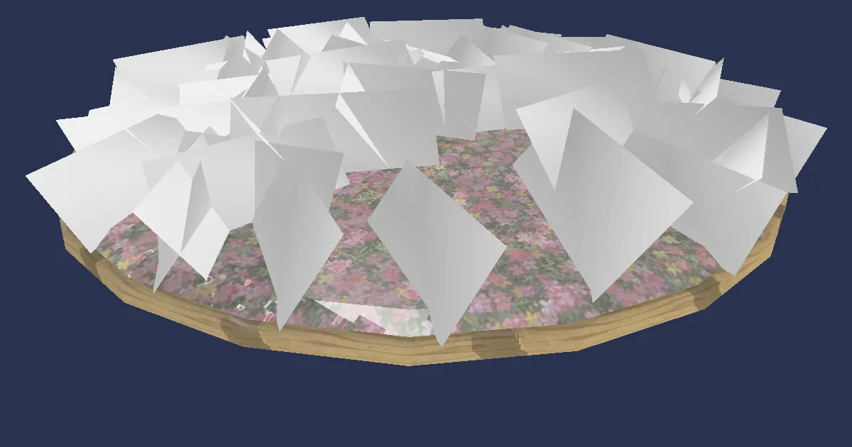 Carpet of Flowers - 3D render