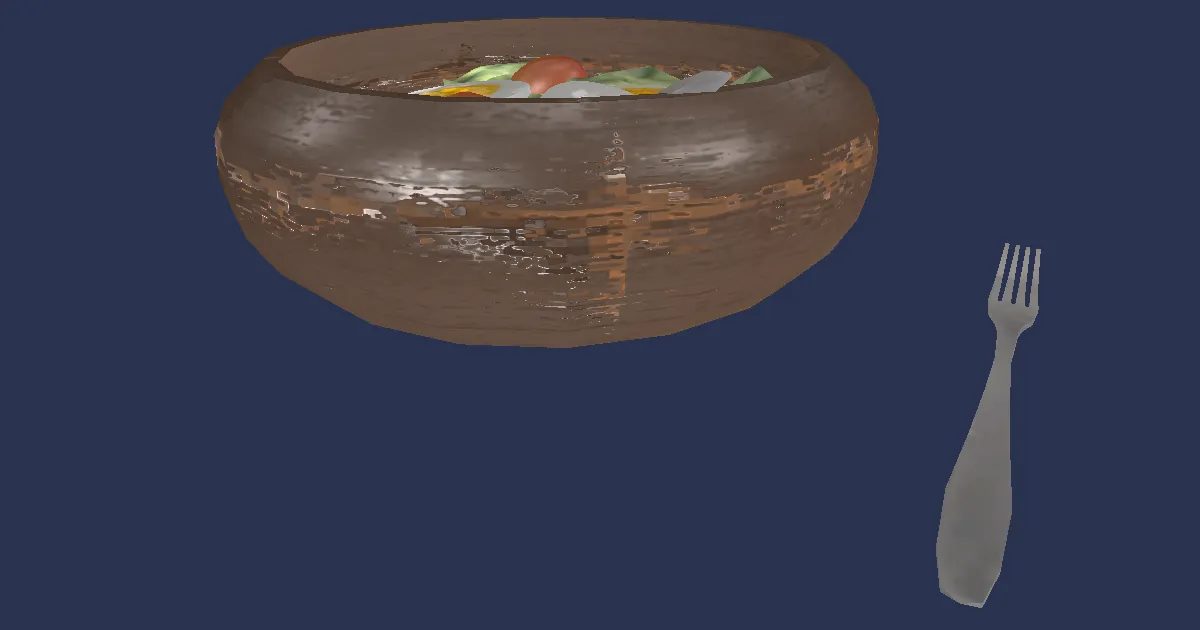 Devil's Salad Bowl - 3D render