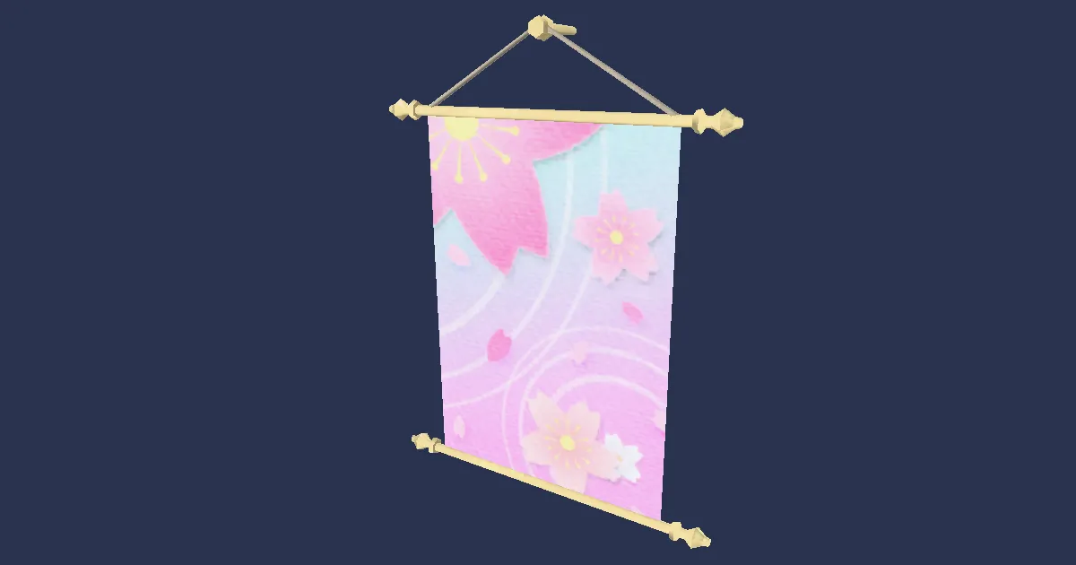 Authentic Little Ladies' Day Banner - 3D render