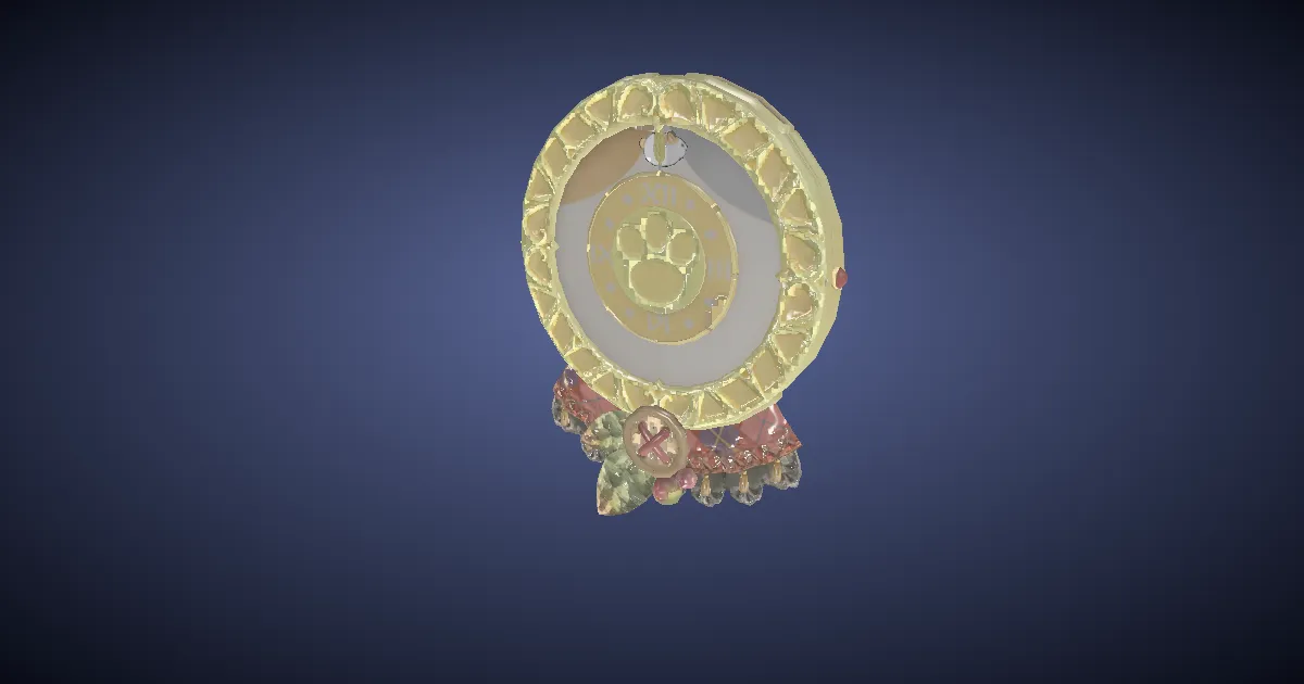Fat Cat Wall Chronometer - 3D render