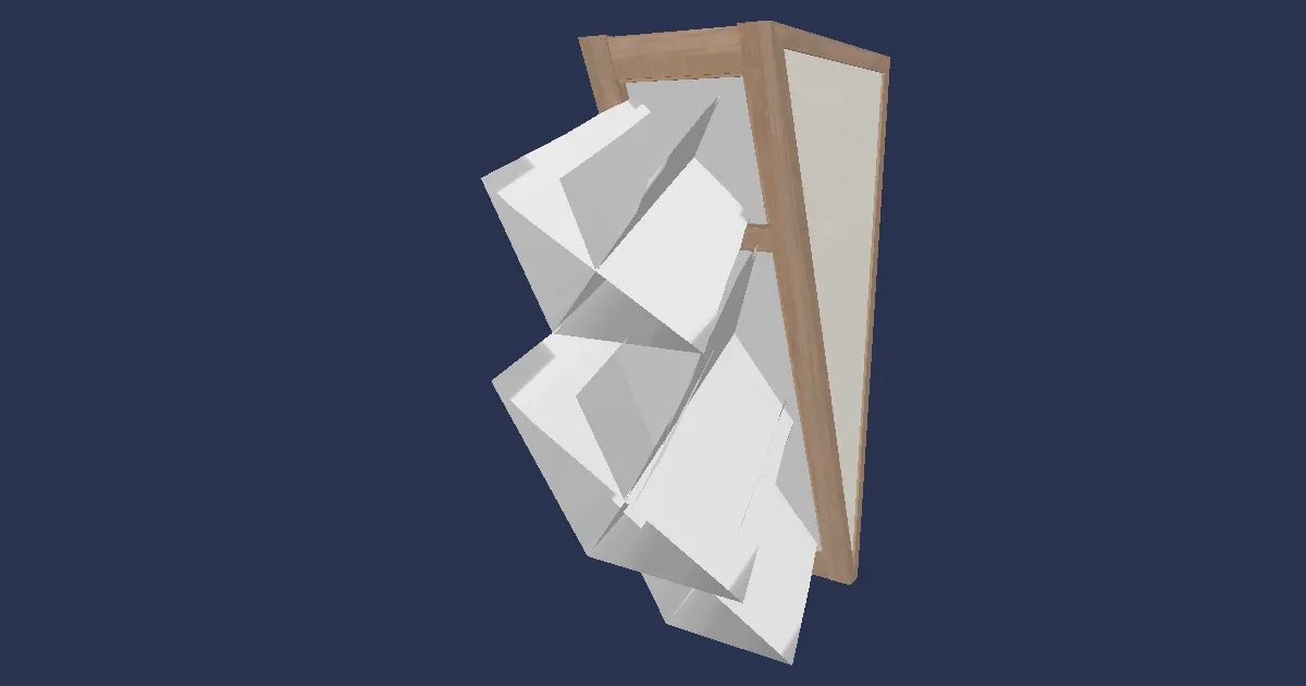 Slanted Skylight - 3D render