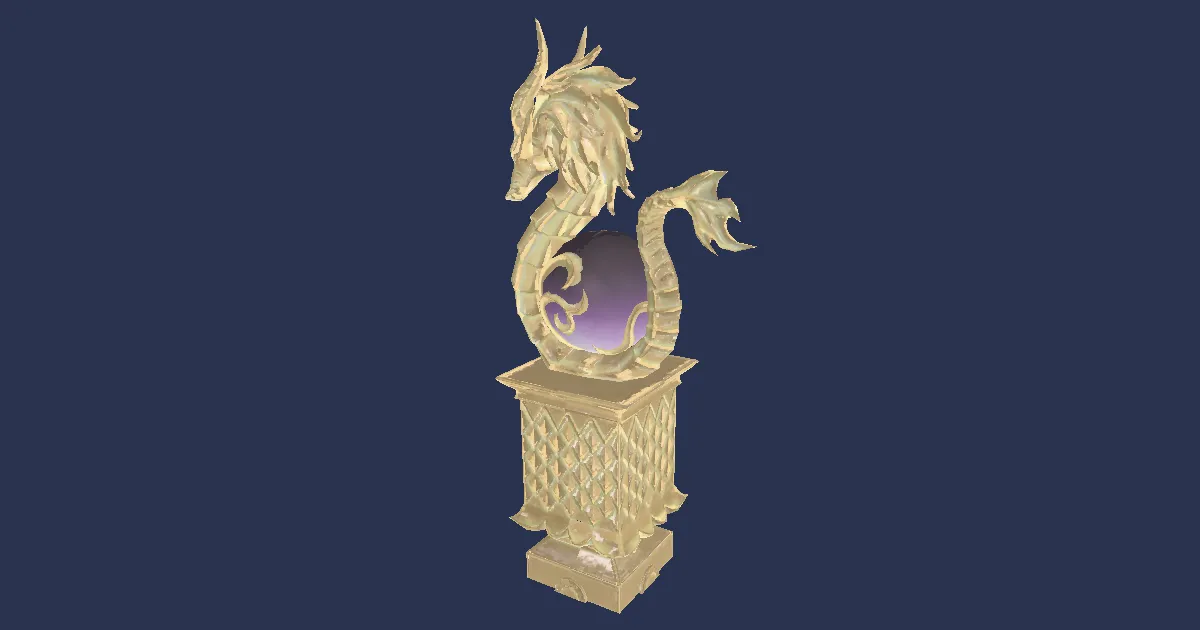 Dragon Icon - 3D render