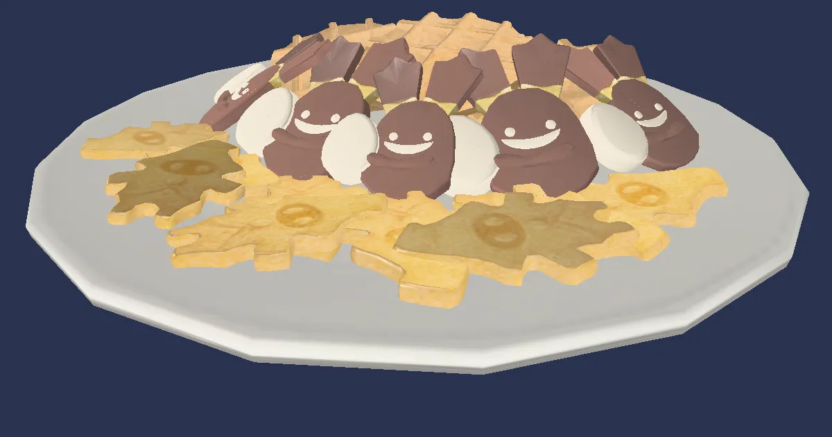 Hatching-tide Confections - 3D render