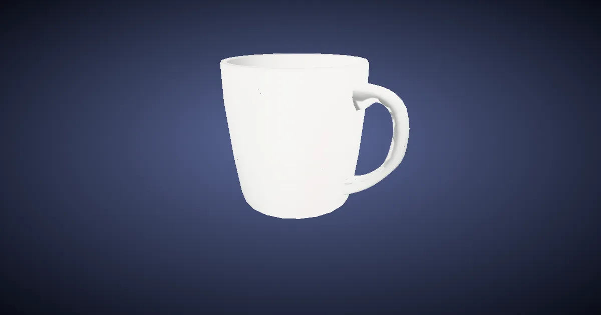 Hand-poured Coffee - 3D render