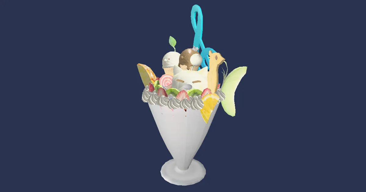 Wondrous Parfait - 3D render