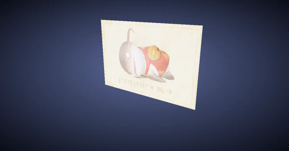 Rendu 3D de Affiche du pardon (G-5)