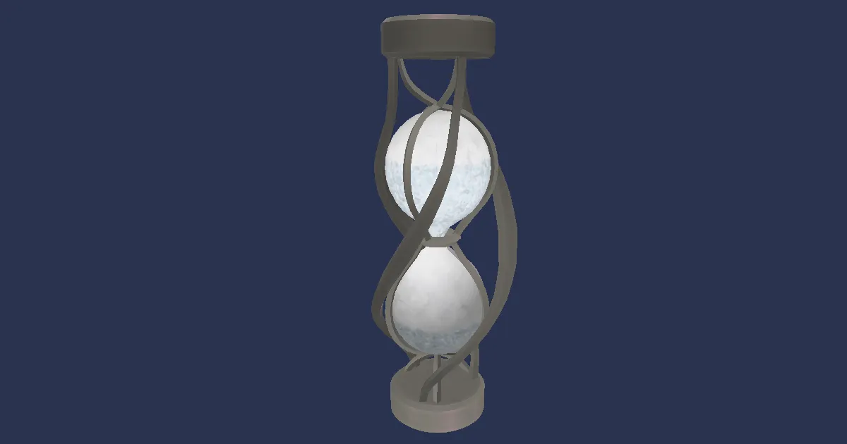 3D-Ansicht von Düstere Sanduhr
