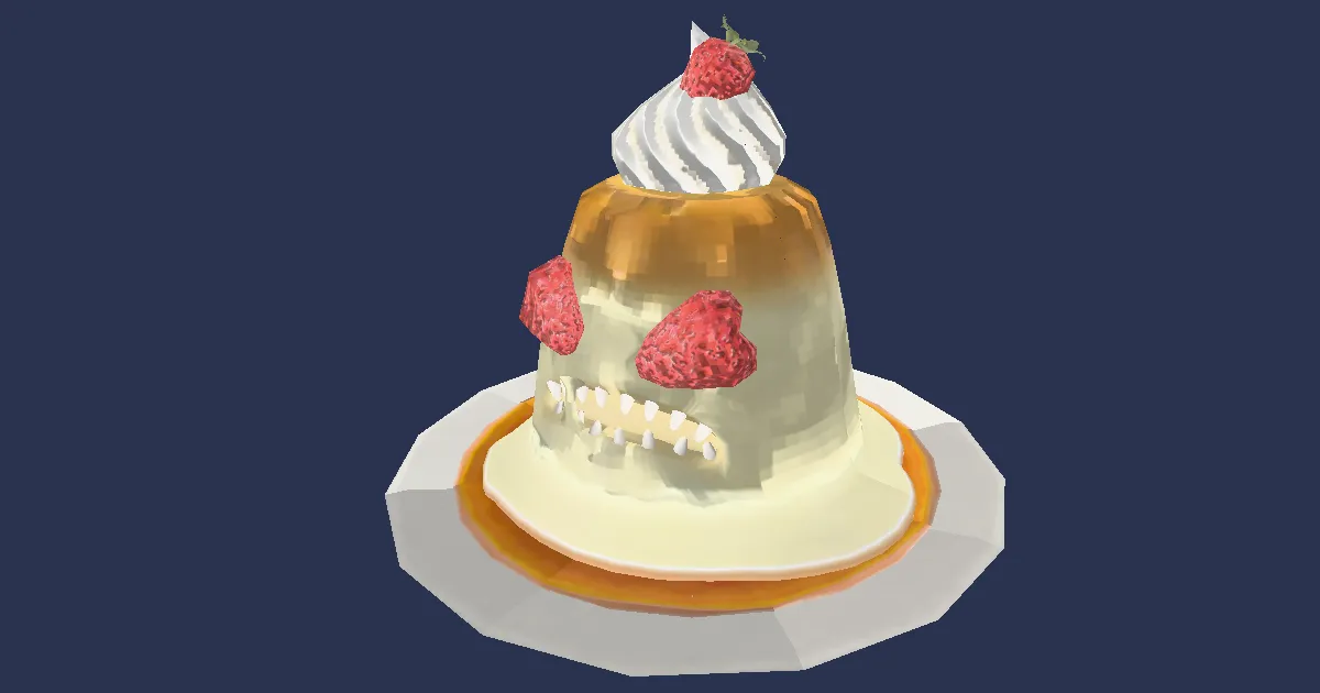 Pudding Pudding - 3D render