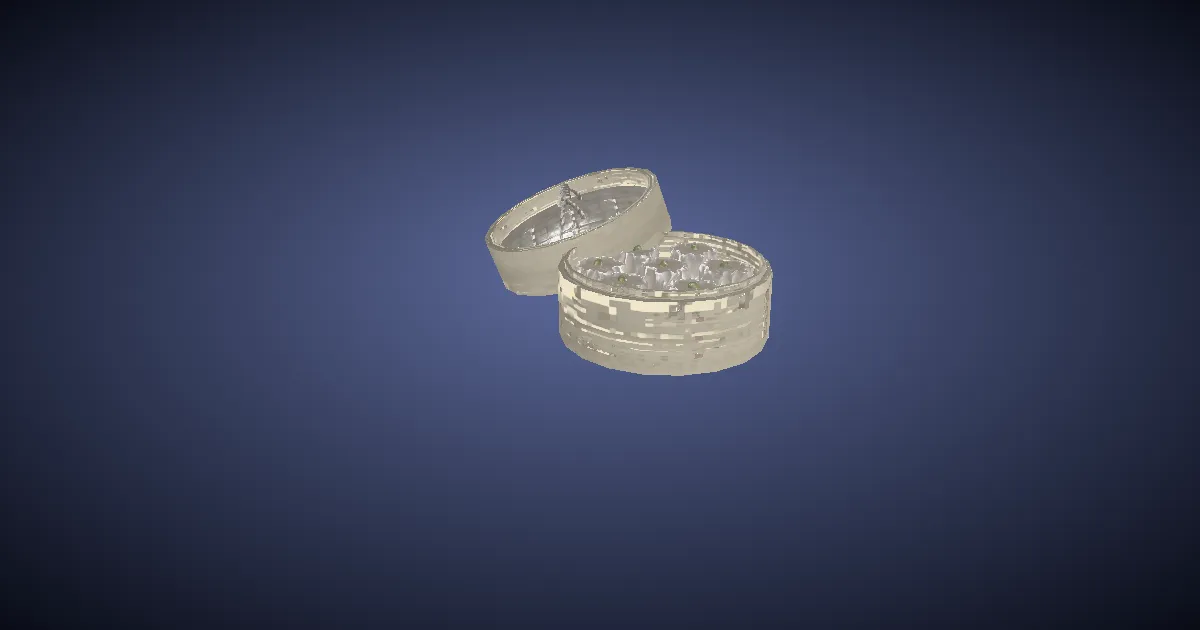 Steamed Shumai - 3D render