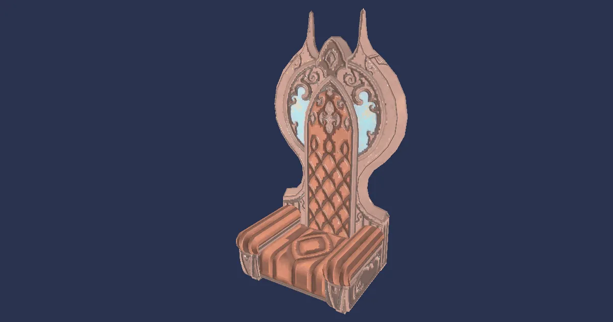 Throne of the Foremost - 3D render