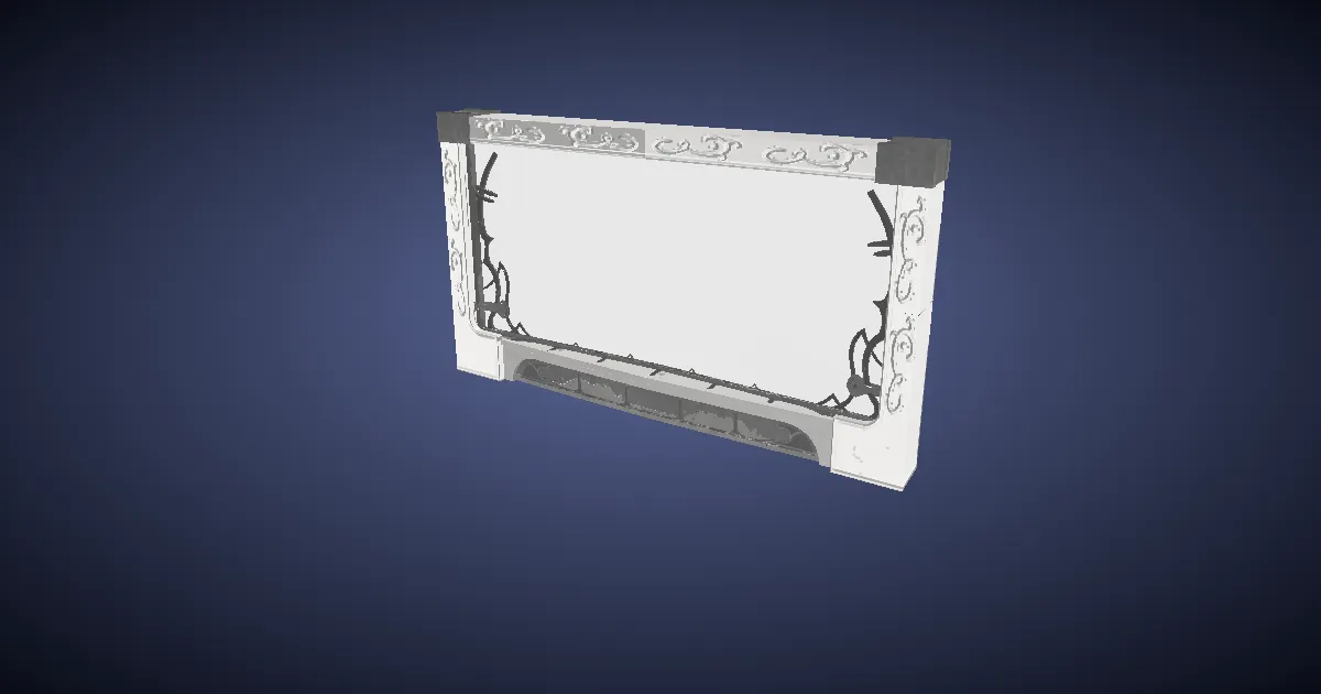Rendu 3D de Paysage magique : Lavandière