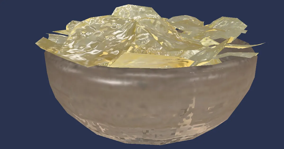 Popoto Chips - 3D render