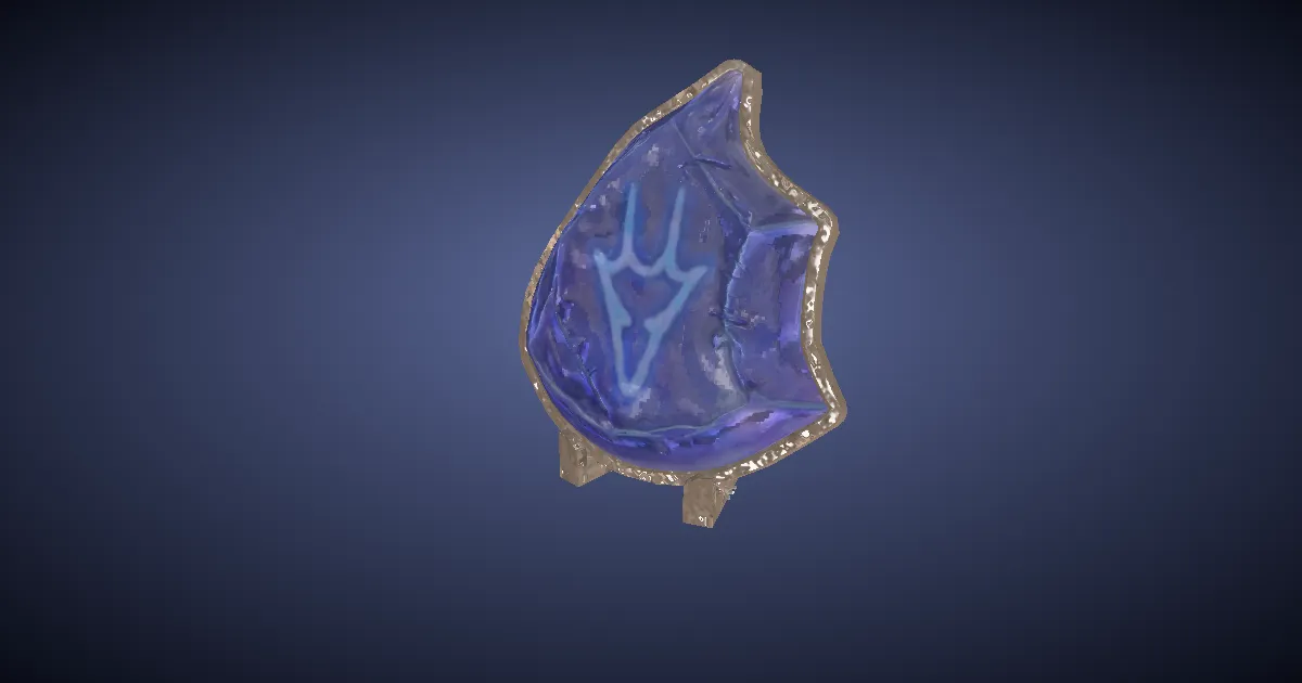 Dragoon Display Crystal - 3D render
