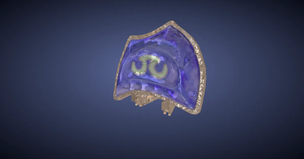Rendu 3D de Trophée en cristal d'érudit