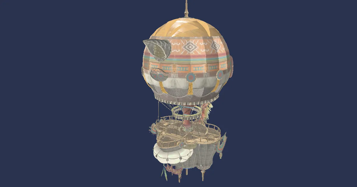 Wachumeqimeqi Balloon - 3D render