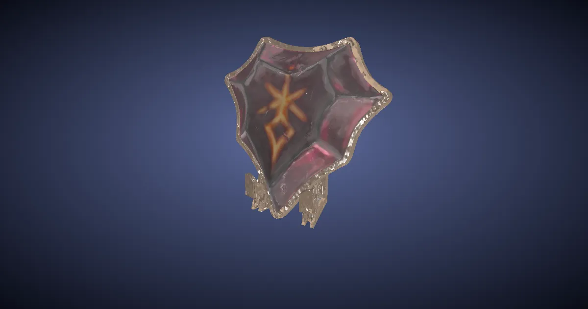 Dark Knight Display Crystal - 3D render