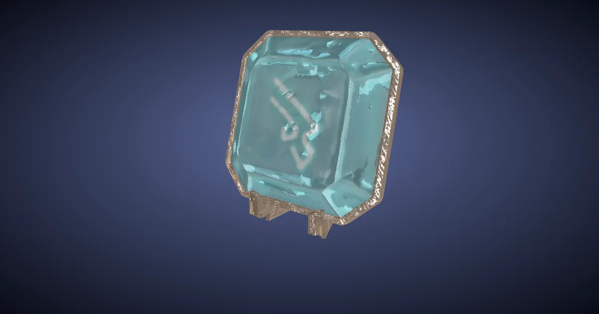 Machinist Display Crystal - 3D render
