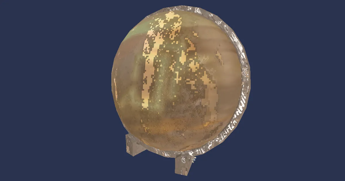 Astrologian Display Crystal - 3D render