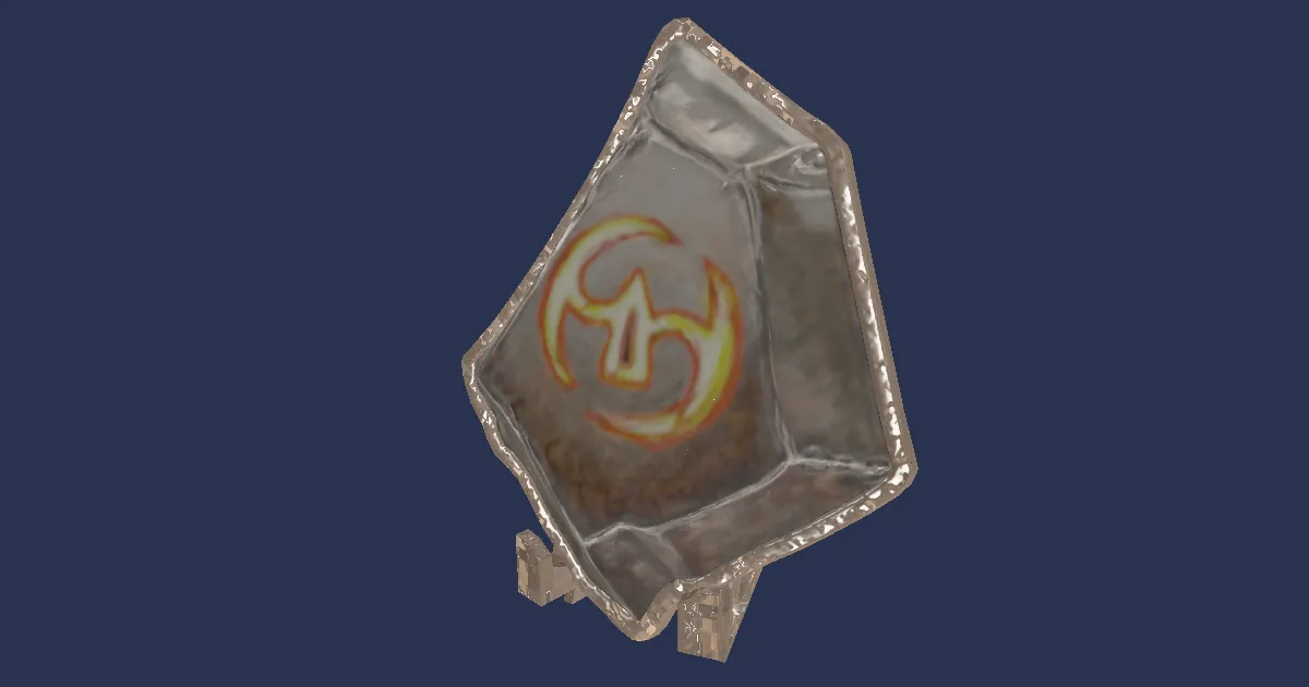 Samurai Display Crystal - 3D render