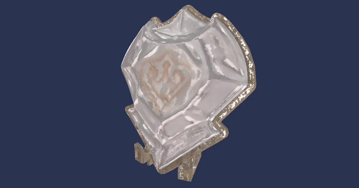 Dancer Display Crystal - 3D render