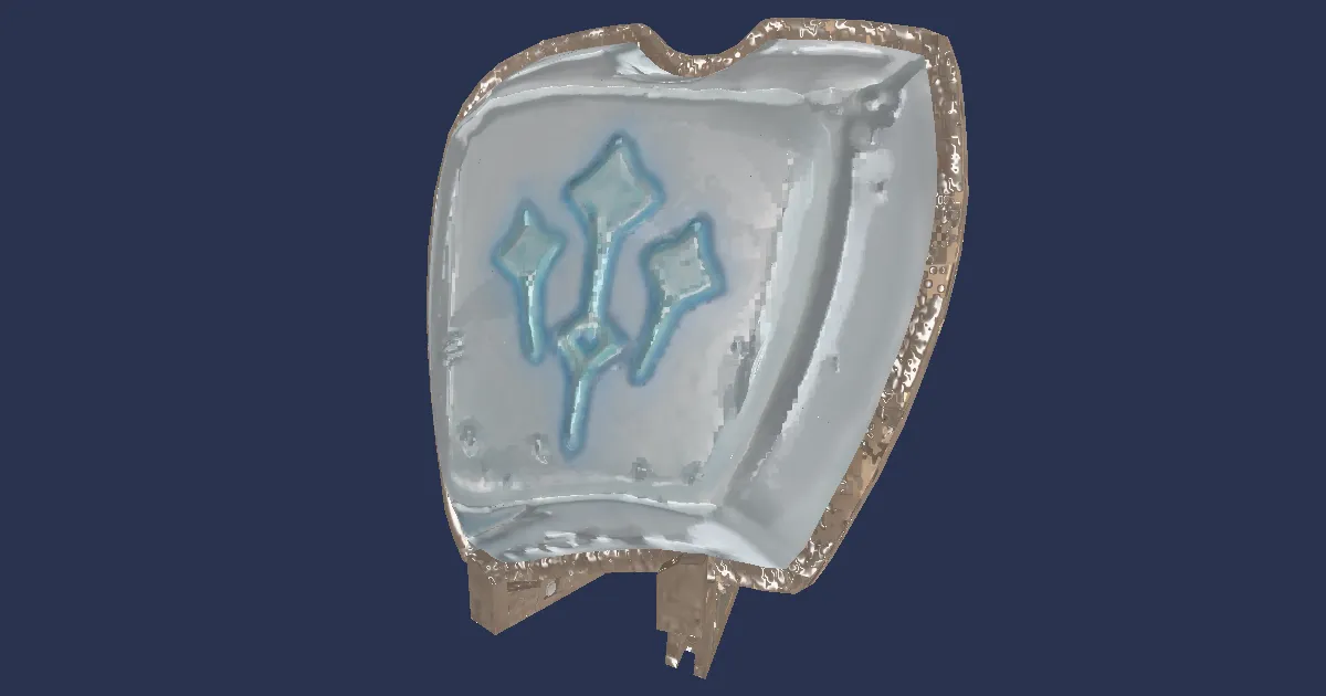 Sage Display Crystal - 3D render