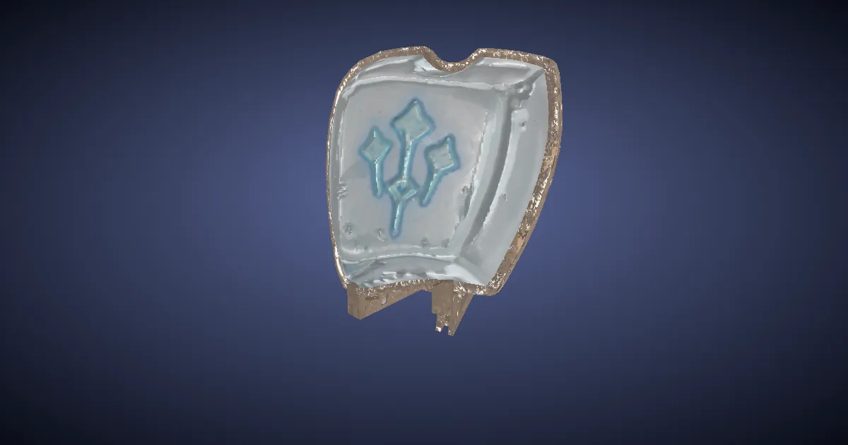 Sage Display Crystal - 3D render