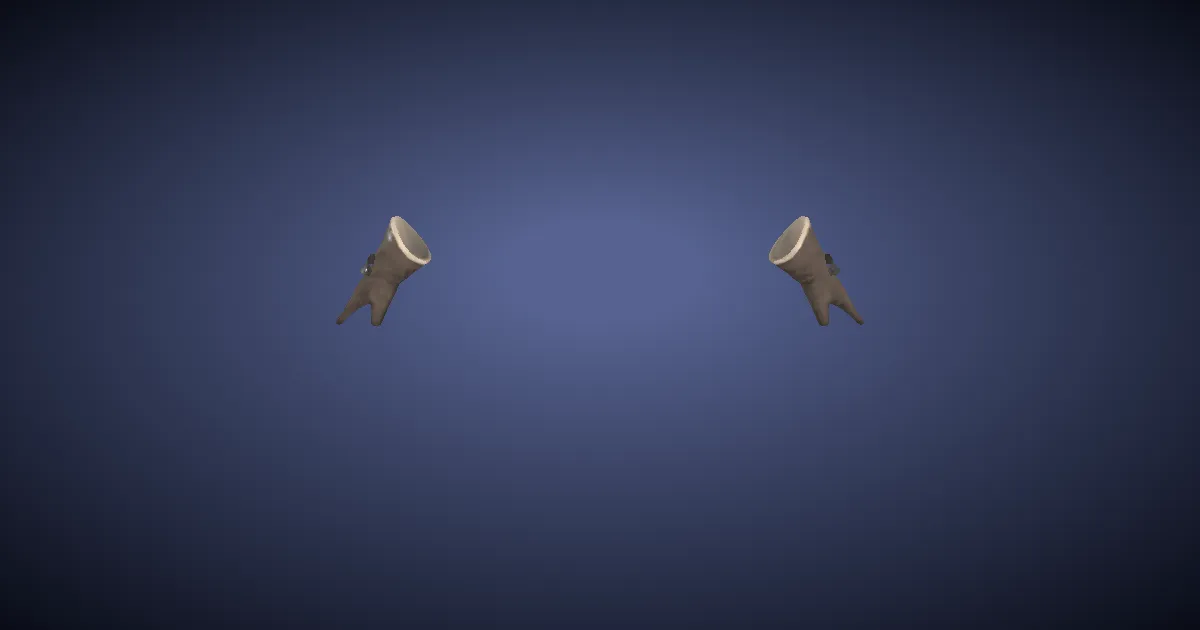 Amateur's Smithing Gloves - 3D render