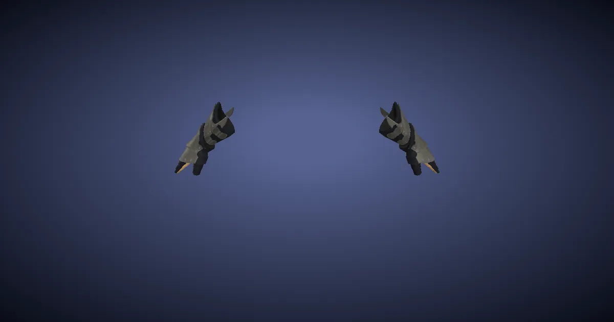 Rendu 3D de Gantelets-mitons en acier