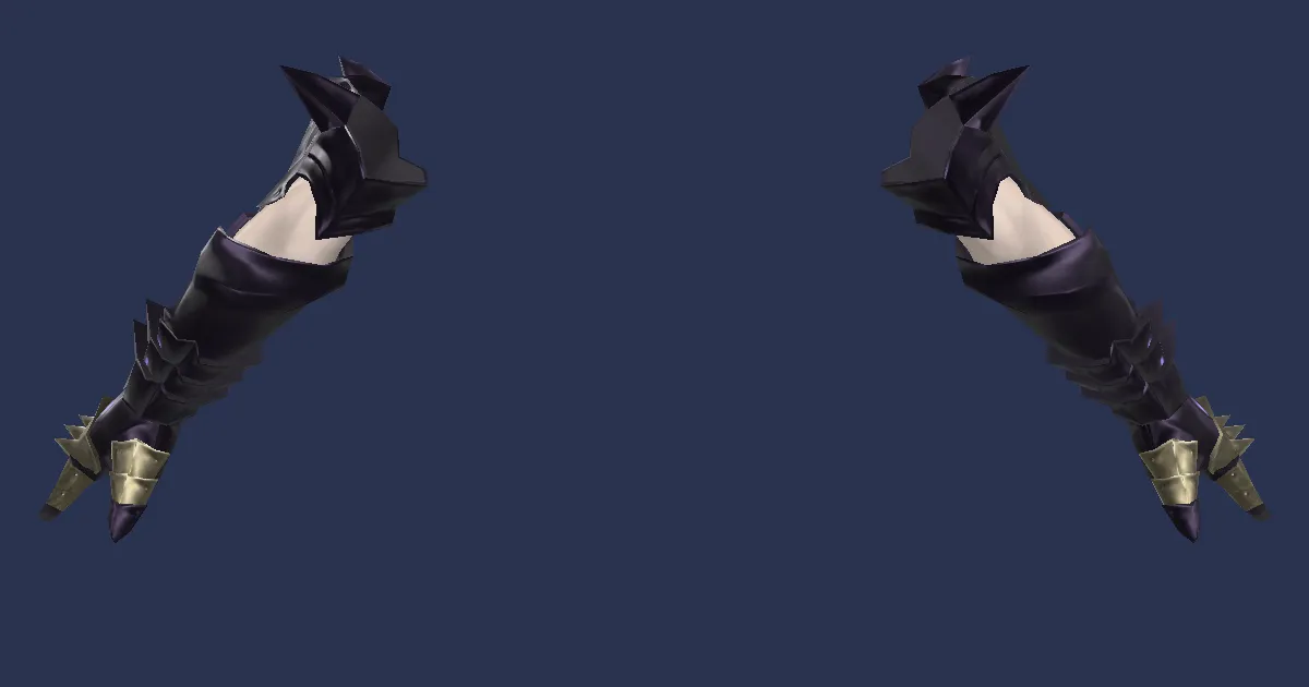 Drachen Gauntlets - 3D render