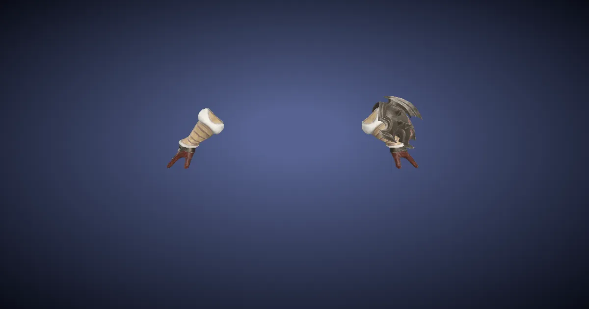 Fighter's Gauntlets - 3D render