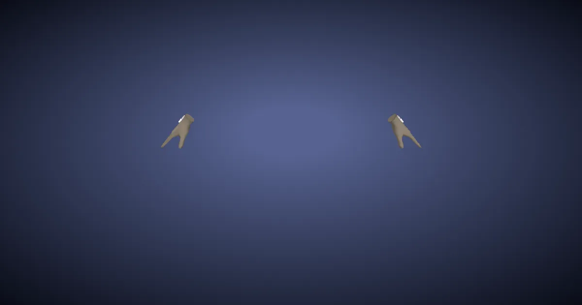 Linen Shortgloves - 3D render