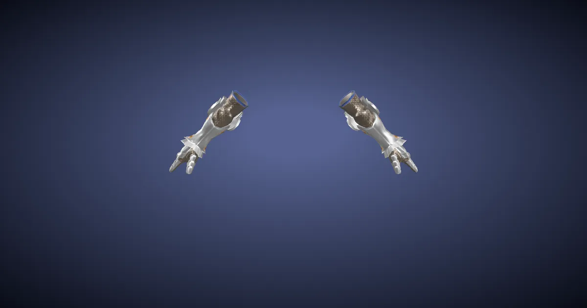Rendu 3D de Brassards du preux
